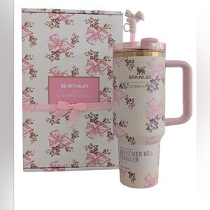 Stanley x LoveShackFancy Beaux Pink 40oz LSF Cup Factory in box NEW
